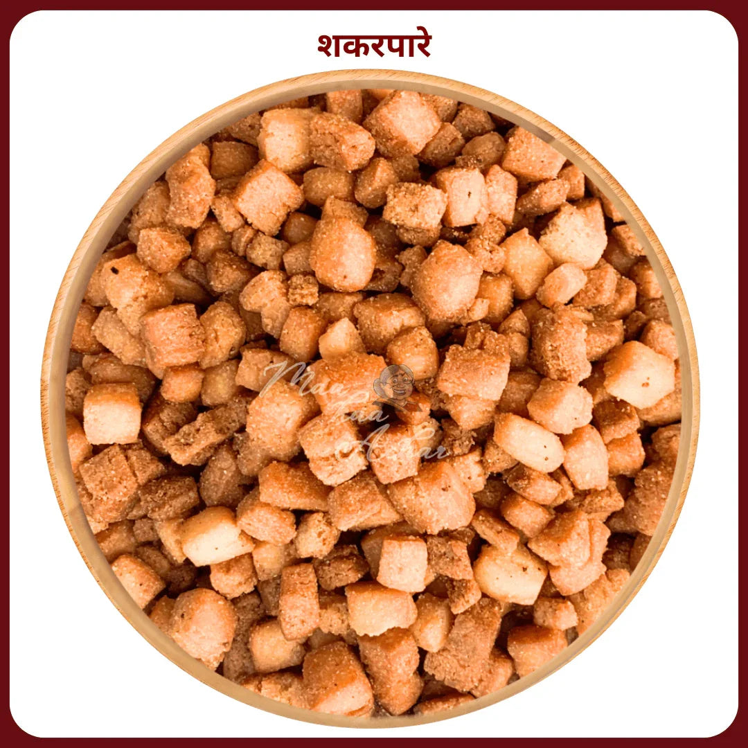 Shakkar Pare | Shankarpali | शक्कर पारे – Sweet, Crunchy & Traditional - Maa Kaa Achar