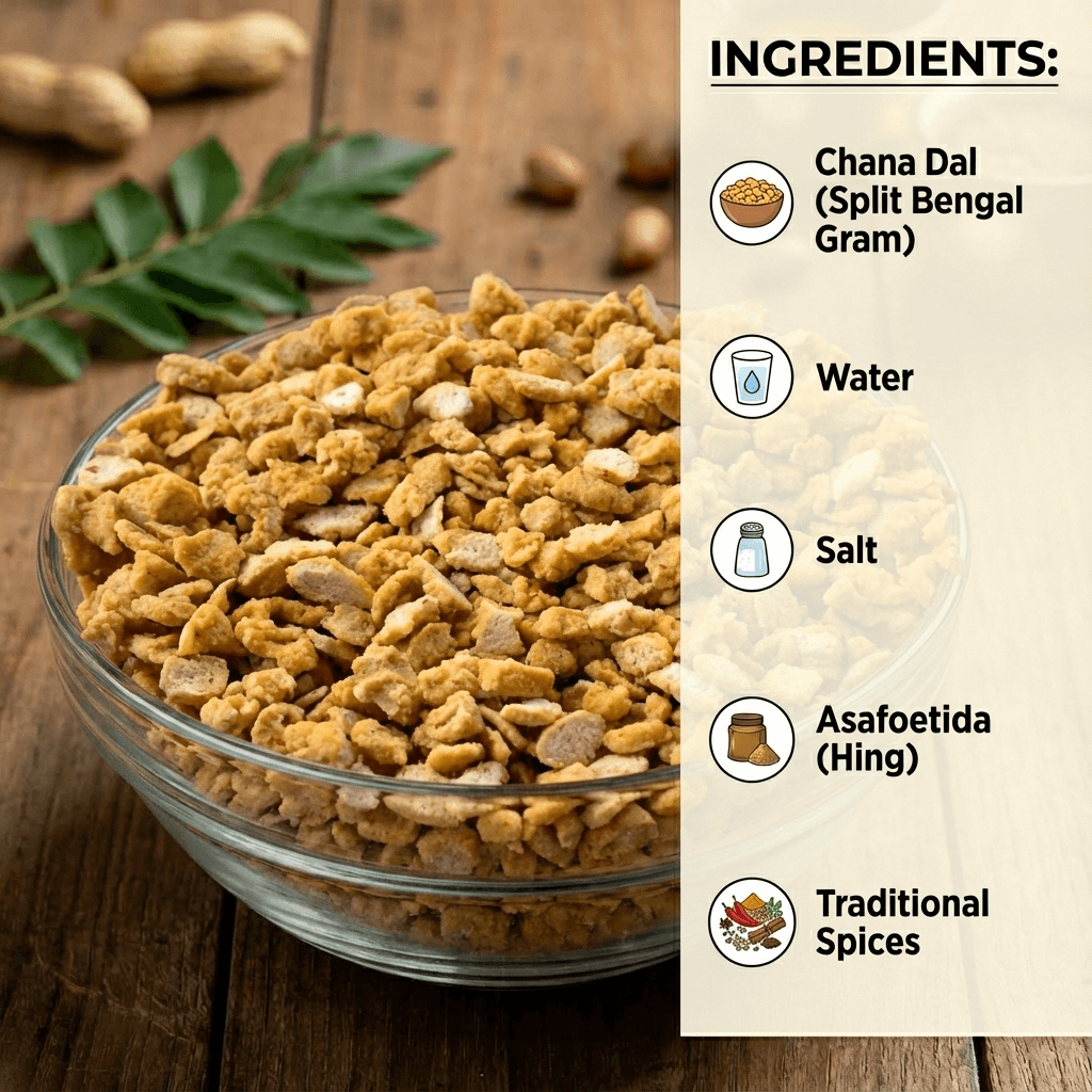 chana-dal-ingredients - Maa Kaa Achar