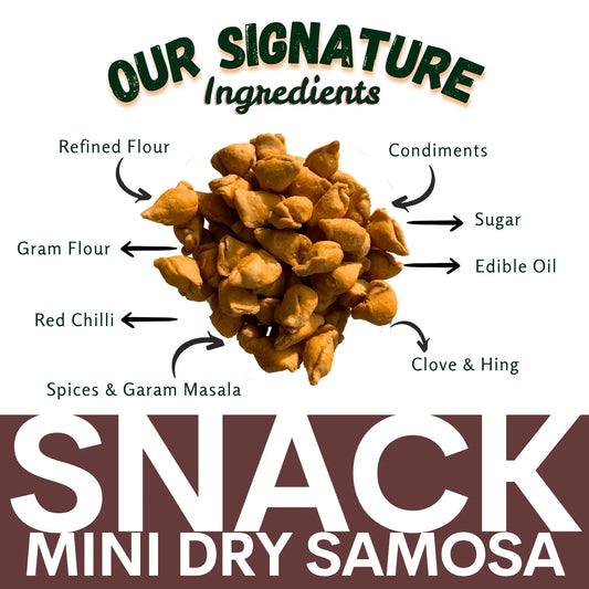 Mini Dry Samosa – Spicy Bite-Sized Tea Snack
