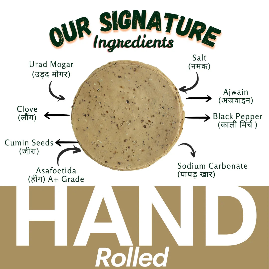 Urad Dal Papad | Handmade