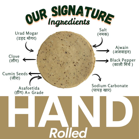 Urad Dal Papad | Handmade