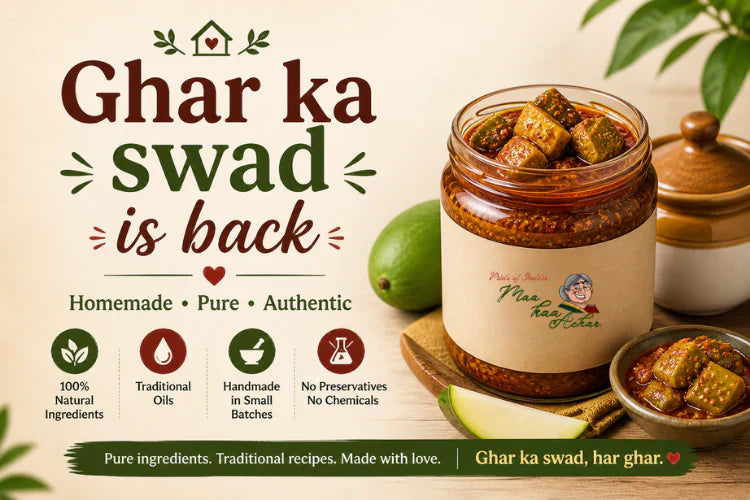 "Why Homemade Pickles Are Making a Comeback – The Magic of Maa Ka Achar"