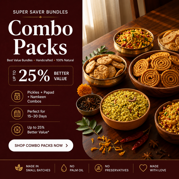 Pickle & Namkeen Combo Packs Online | Value Bundles