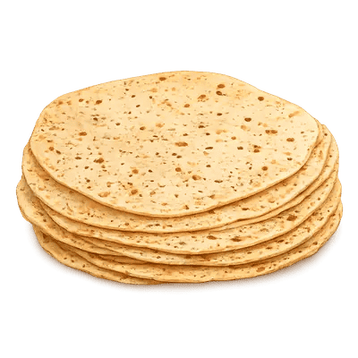 Stack of papad collection icon - crispy roasted papads