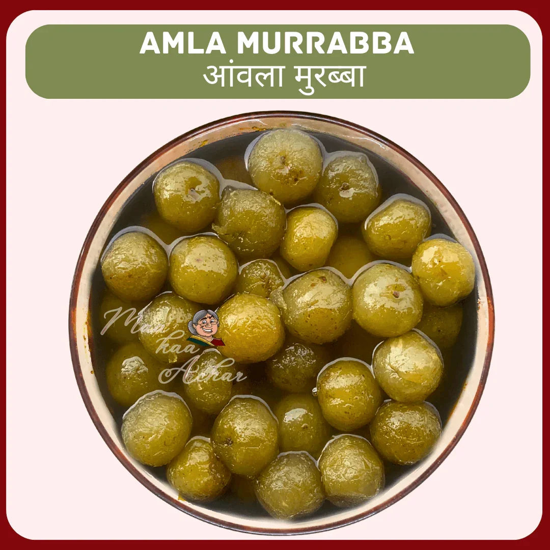 Amla Murrabba with Kesar & Elaichi - Maa Kaa Achar