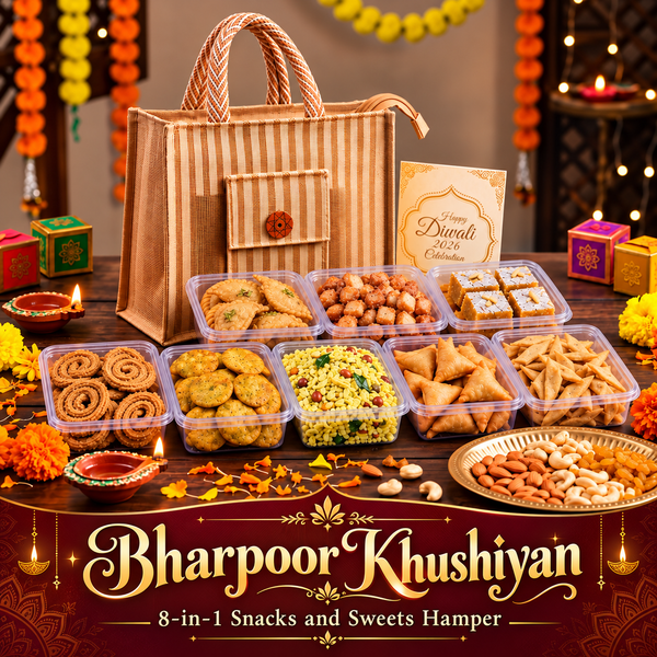 Bharpoor Khushiyan : 8-in-1 Snacks & Sweets Hamper