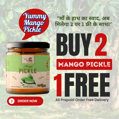 Buy 2  Mango Pickle and Get 1 Free (Limited Time Offer)