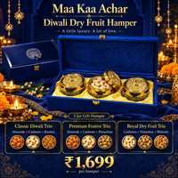 Royal Duo – 3 Jar Dry Fruit Hamper