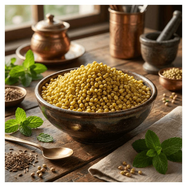 Pudina Boondi – Fresh, Crunchy & Mint-Flavoured Namkeen | Homemade Taste