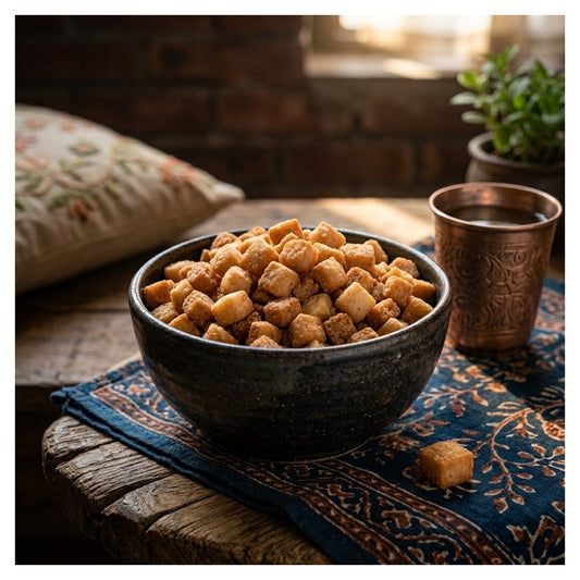 Sakkarpare | Crunchy Sweet snacks- Maa Kaa Achar