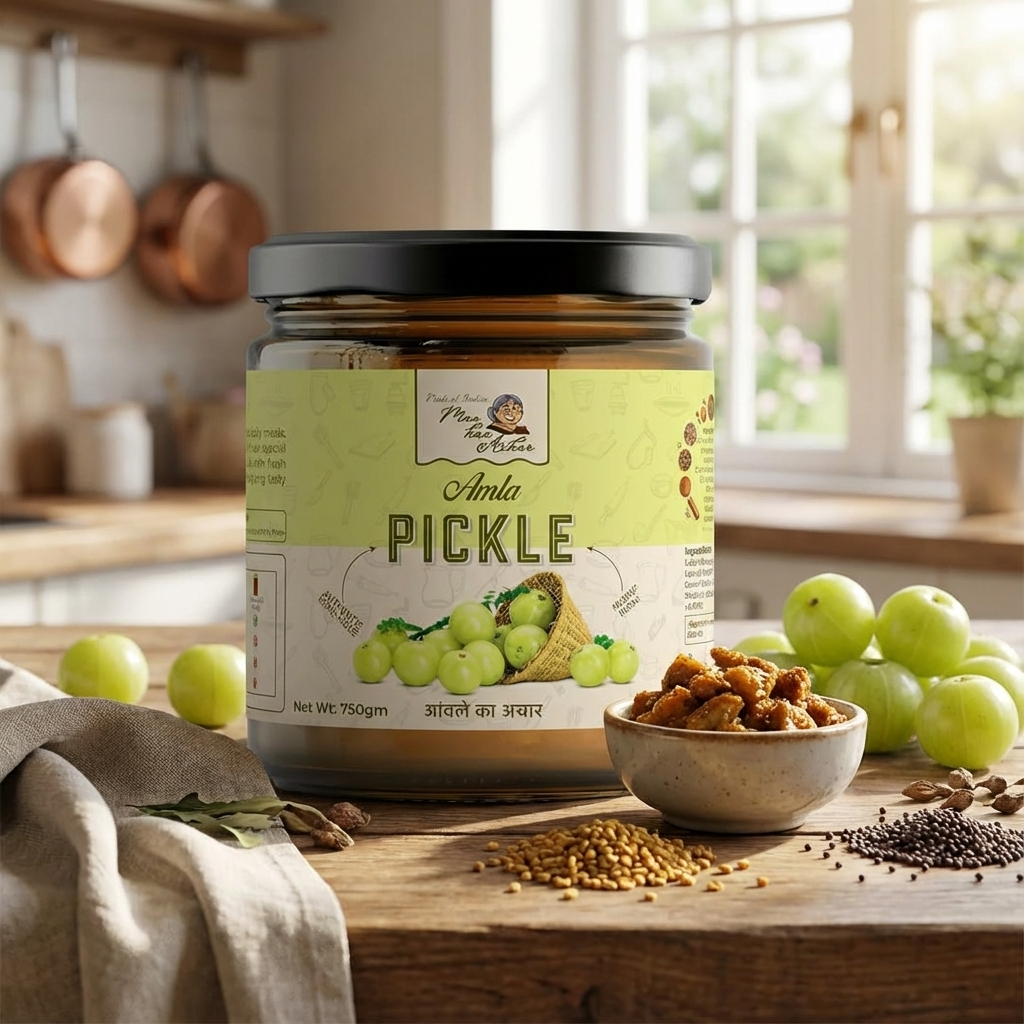 Amla Pickle – No Sugar Added (Amla Achar) - Maa Kaa Achar