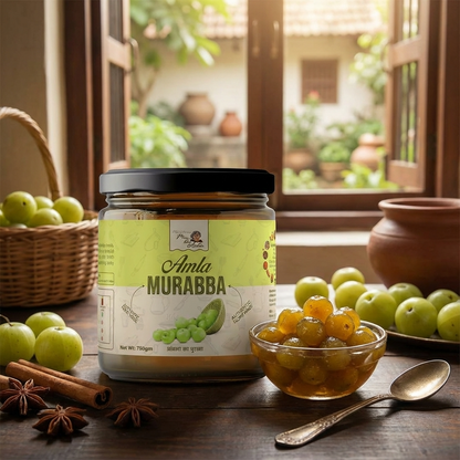 Amla Murrabba with Kesar & Elaichi - Maa Kaa Achar