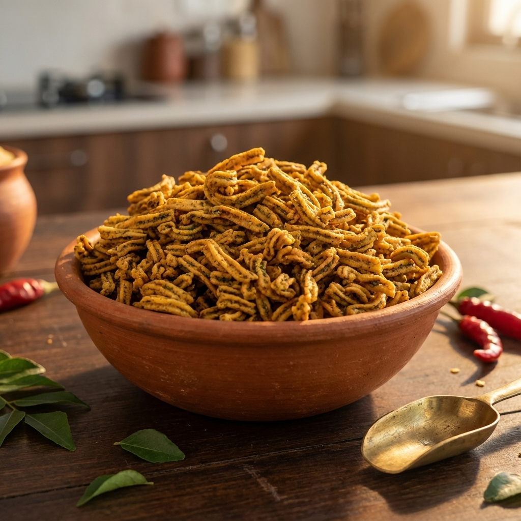 Maa Kaa Achar Chatni Sev – Spicy & Tangy Chutney-Flavoured Sev - Maa Kaa Achar