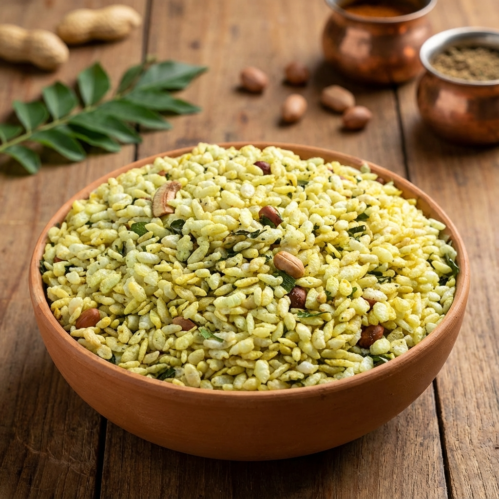 Diet Chiwda (चिवड़ा) : ( Non Fried Roasted Poha ) – Perfect Light Snack - Maa Kaa Achar