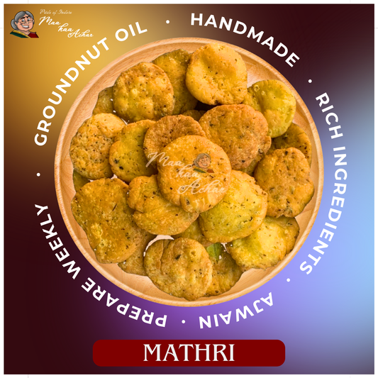 crispy mathri crunchy namkeen Maa Kaa Achar traditional Indian tea time snack