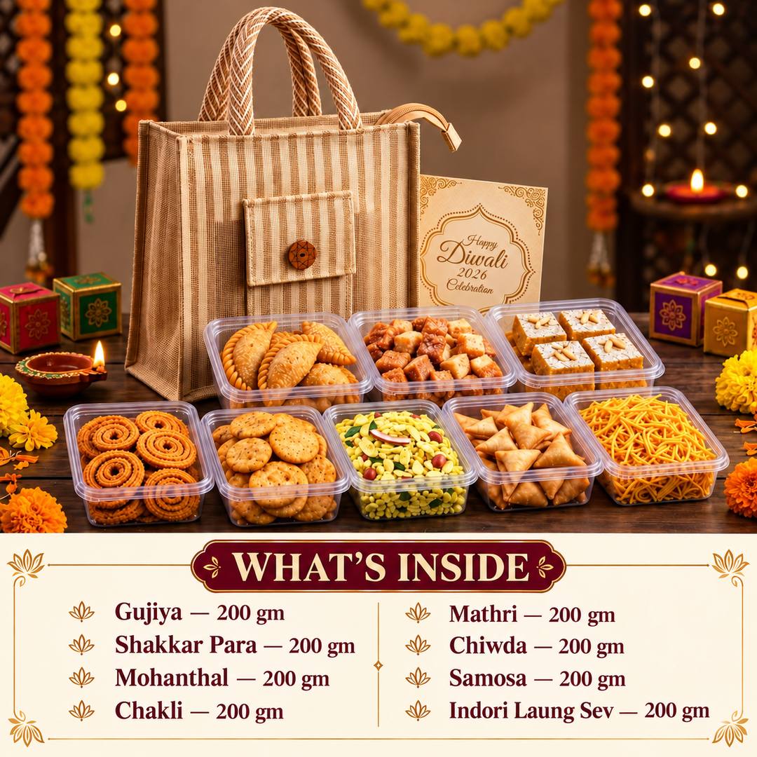 Bharpoor Khushiyan : 8-in-1 Snacks & Sweets Hamper