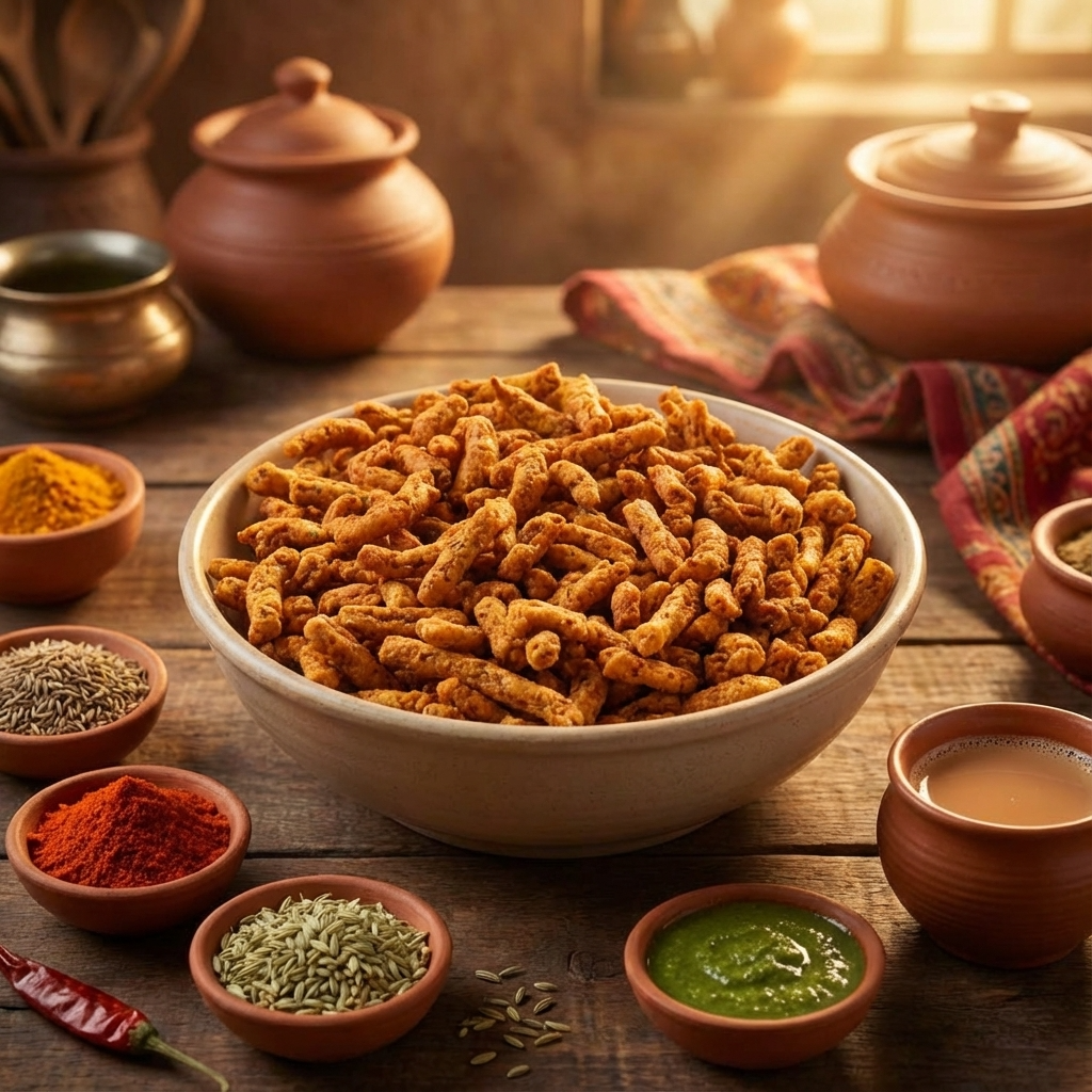 Fulwadi – Authentic Gujarati Snack | Crispy & Spicy Roll Namkeen - Maa Kaa Achar