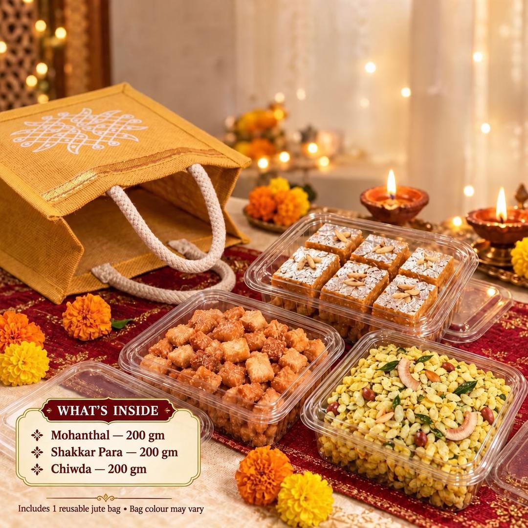 Khushiyan : 3-in-1 snacks & sweets