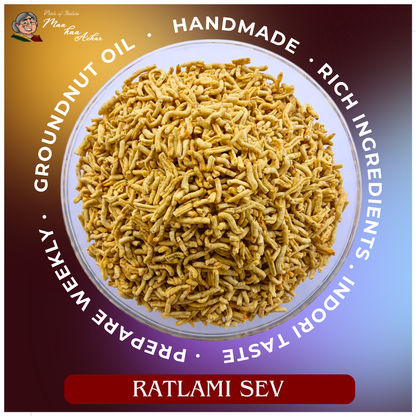 Indori ratlami sev spicy crunchy namkeen Maa Kaa Achar traditional snack
