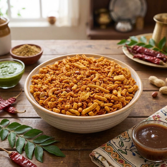 Indori Thekha Mixture – Spicy Indore-Style Namkeen - Maa Kaa Achar