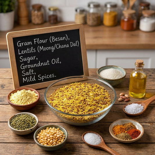 Dalmoth Sweet – Authentic Sweet Dal & Sev Mixture - Maa Kaa Achar