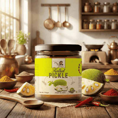 Homemade Jackfruit Pickle ( Kathal Kaa Achar ) - Maa Kaa Achar