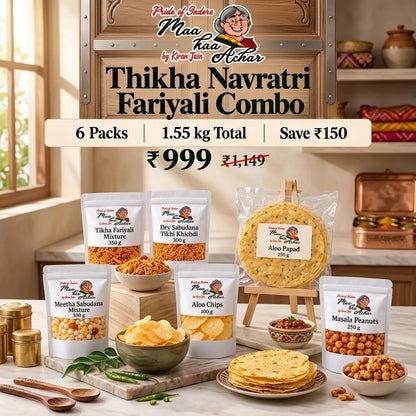 Thikha Navratri Fariyali Combo – 6 Packs, 1.55 kg