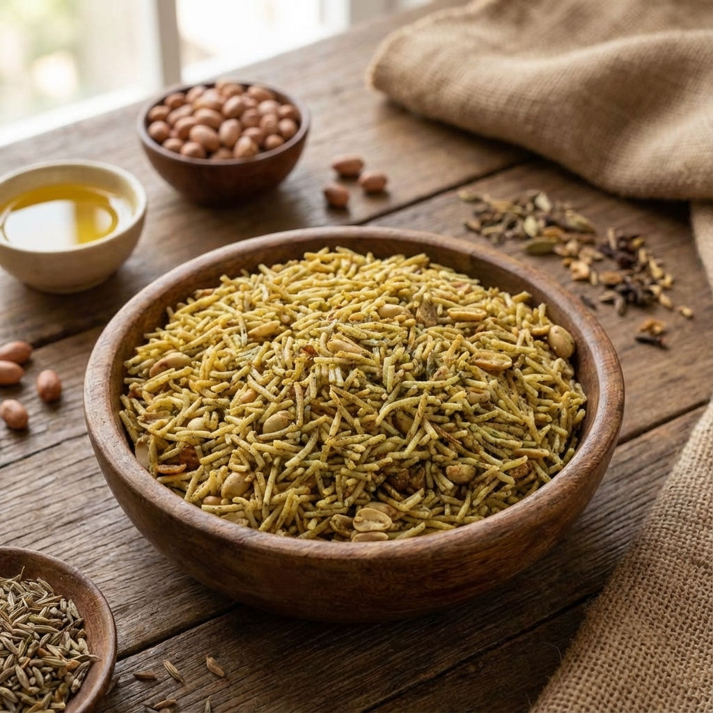 Meetha Aloo Fariyali Mixture – Sweet Farali Namkeen for Fasting & Snacking - Maa Kaa Achar