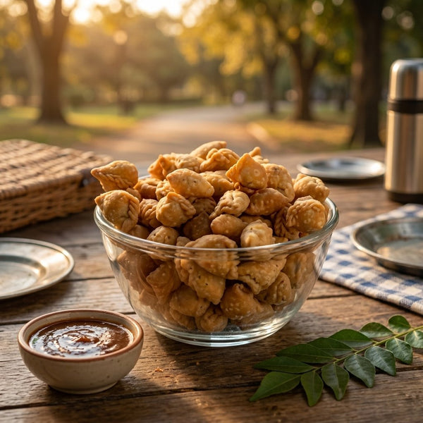 Mini Dry Samosa – Spicy Bite-Sized Tea Snack