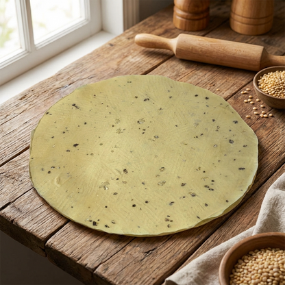 moong dal plain papad crispy Indian papad Maa Kaa Achar traditional snack