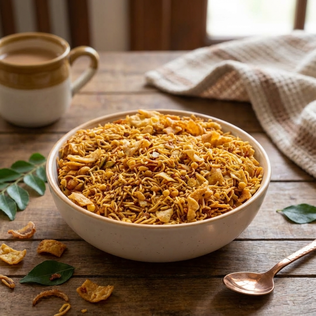 Maa Kaa Achar Onion Flake Mixture – Crunchy, Spicy & Flavourful Namkeen - Maa Kaa Achar