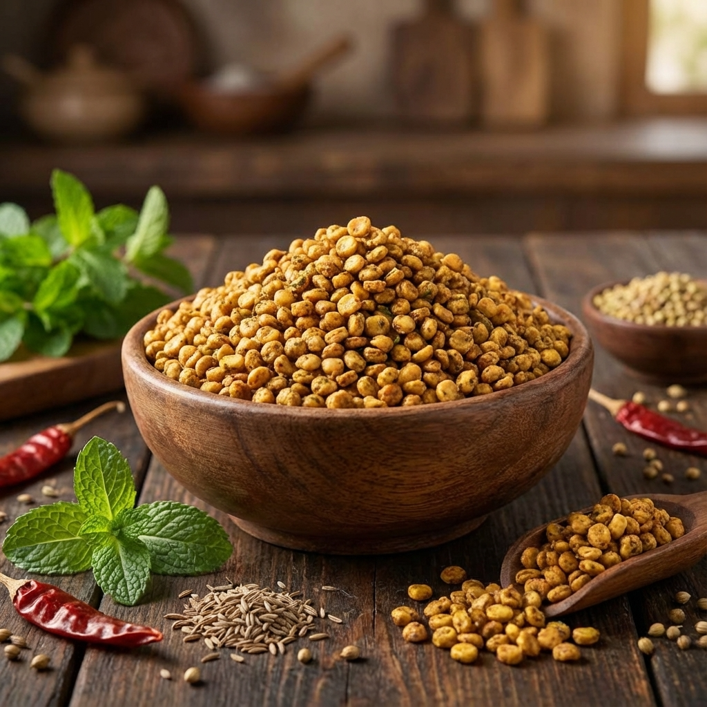 Pudina Chana Dal – Mint-Flavoured Crunchy Snack - Maa Kaa Achar