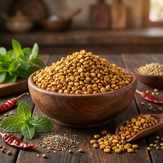 Pudina Chana Dal – Mint-Flavoured Crunchy Snack - Maa Kaa Achar
