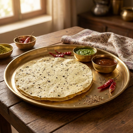 Moong Dal Papad (Punjabi Masala)| Handmade