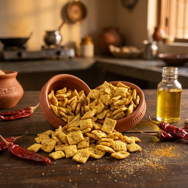 spicy papdi crispy namkeen Maa Kaa Achar papadi theekhi snack