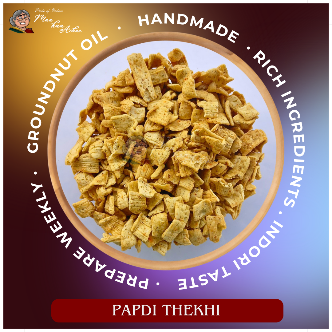 spicy papdi crispy namkeen Maa Kaa Achar papadi theekhi snack