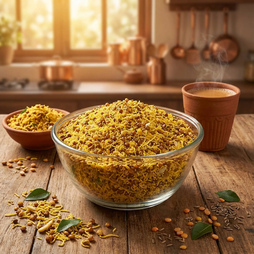 Dalmoth Sweet – Authentic Sweet Dal & Sev Mixture - Maa Kaa Achar